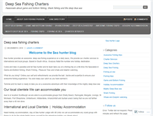 Tablet Screenshot of deepseafishingcharters.wordpress.com