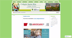 Desktop Screenshot of colegiosantarita.wordpress.com