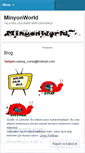 Mobile Screenshot of minyonworld.wordpress.com