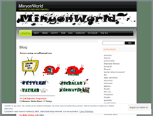 Tablet Screenshot of minyonworld.wordpress.com