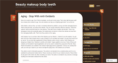 Desktop Screenshot of beautymakeupbody.wordpress.com
