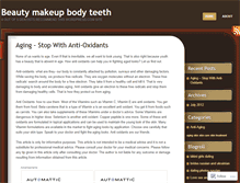 Tablet Screenshot of beautymakeupbody.wordpress.com
