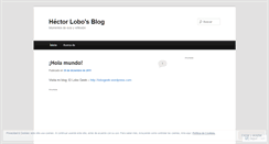 Desktop Screenshot of hectorlobo.wordpress.com