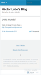 Mobile Screenshot of hectorlobo.wordpress.com