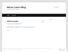 Tablet Screenshot of hectorlobo.wordpress.com