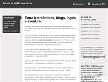 Tablet Screenshot of cursosdeinglesnoexterior.wordpress.com