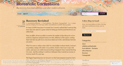 Desktop Screenshot of moreaholicconfessions.wordpress.com