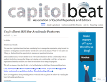 Tablet Screenshot of capitolbeat.wordpress.com