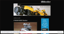 Desktop Screenshot of illbleeder.wordpress.com