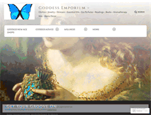 Tablet Screenshot of goddessshop.wordpress.com