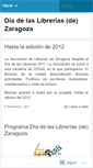 Mobile Screenshot of diadelaslibreriaszaragoza.wordpress.com