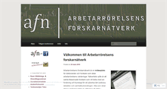 Desktop Screenshot of forskarnatverket.wordpress.com