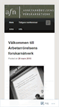 Mobile Screenshot of forskarnatverket.wordpress.com