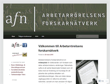 Tablet Screenshot of forskarnatverket.wordpress.com