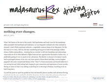 Tablet Screenshot of madasaurusrex.wordpress.com