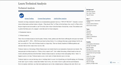 Desktop Screenshot of chartpatterns.wordpress.com