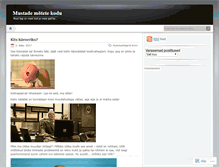 Tablet Screenshot of mustademotetekodu.wordpress.com
