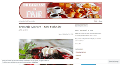 Desktop Screenshot of breakfastinpair.wordpress.com