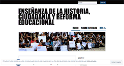 Desktop Screenshot of historiayreforma.wordpress.com