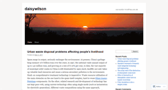 Desktop Screenshot of daisywilson.wordpress.com