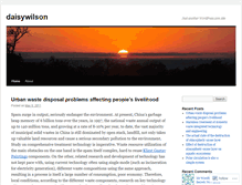 Tablet Screenshot of daisywilson.wordpress.com