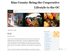 Tablet Screenshot of cooperativelifestyle.wordpress.com