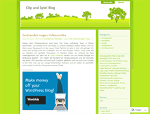 Tablet Screenshot of clipundspiel.wordpress.com