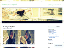 Tablet Screenshot of hocuspocuspuff.wordpress.com