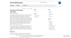 Desktop Screenshot of flipflopsolukai.wordpress.com