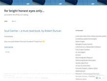 Tablet Screenshot of forbrighthonesteyesonly.wordpress.com