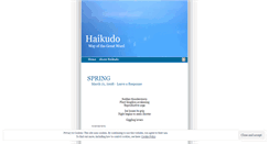 Desktop Screenshot of haikudo.wordpress.com