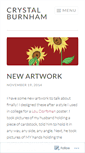 Mobile Screenshot of crystalburnham.wordpress.com