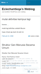Mobile Screenshot of eciechantieqa.wordpress.com
