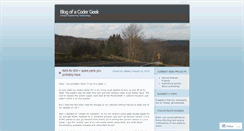 Desktop Screenshot of codergeek.wordpress.com