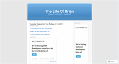 Desktop Screenshot of beanbrian.wordpress.com