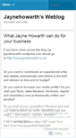 Mobile Screenshot of jaynehowarth.wordpress.com