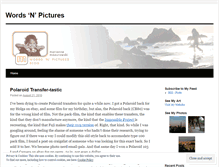 Tablet Screenshot of picturesnwords.wordpress.com