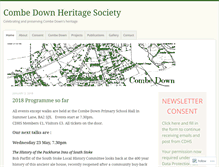 Tablet Screenshot of combedownheritagesociety.wordpress.com