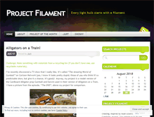 Tablet Screenshot of projectfilamentjurt.wordpress.com