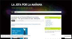 Desktop Screenshot of lajefaporlamanana.wordpress.com