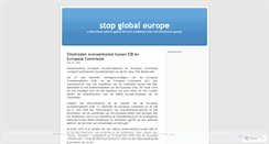 Desktop Screenshot of globaleurope.wordpress.com