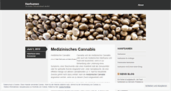 Desktop Screenshot of hanfsamenkauf.wordpress.com