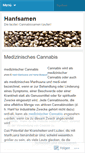 Mobile Screenshot of hanfsamenkauf.wordpress.com