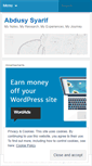 Mobile Screenshot of abdusyarif.wordpress.com