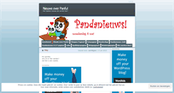 Desktop Screenshot of nieuwsoverpanfu.wordpress.com