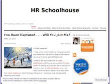 Tablet Screenshot of hrschoolhouse.wordpress.com