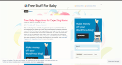 Desktop Screenshot of freestuffbaby.wordpress.com