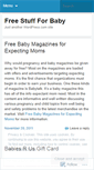 Mobile Screenshot of freestuffbaby.wordpress.com