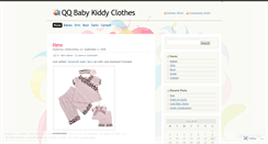 Desktop Screenshot of kiddyclothes.wordpress.com