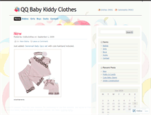 Tablet Screenshot of kiddyclothes.wordpress.com